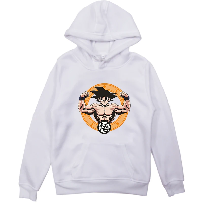 Розничная, новые Dragon Ball Одежда с рисунком Демисезонный Детская толстовка c капюшоном, Толстовка для мальчиков куртки для детей Повседневное свитшот, пальто, пуловер