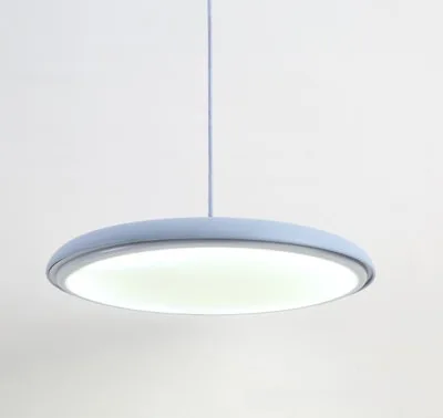 Художественный дизайн современный светодиодный подвесной светильник НЛО круглая пластина Подвесная лампа для столовой гостиной спальни настольная лампа для учебы - Цвет корпуса: violet  Color