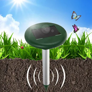 

HOT 1pc Solar Pest Ultrasonic Repellent Waterproof Mouse Snake Vibration Ultrasonic Repeller TI99