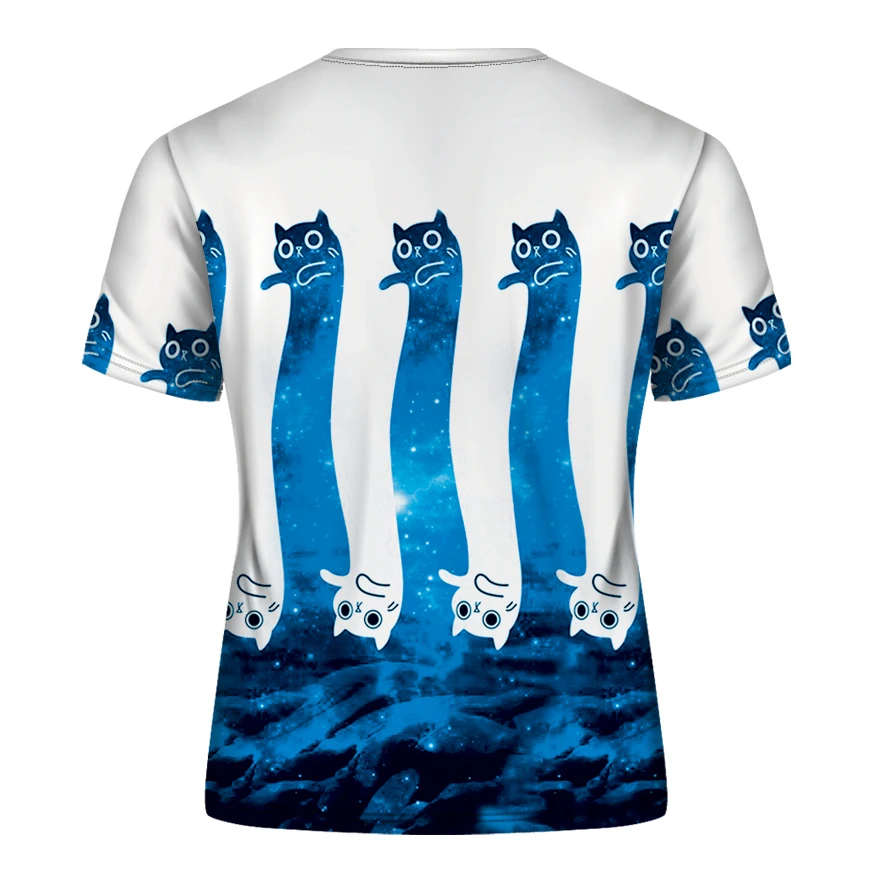 DE099-T恤短袖模版-后