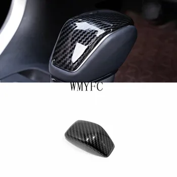 

ABS Carbon fibre For Toyota RAV4 2019 2020 2021 Accessories Car gear shift lever knob handle Cover Trim Sticker Car styling 1pcs