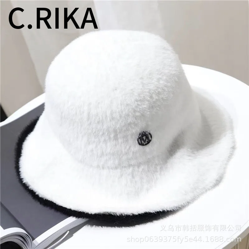 2019 женская зимняя модная плюшевая теплая Рыбацкая шапка ins из искусственной