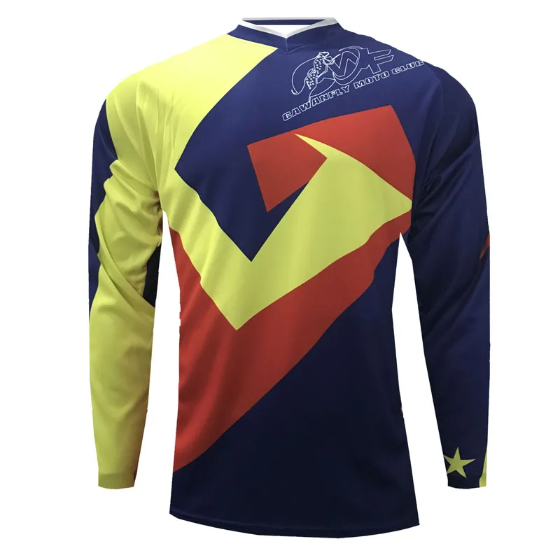 

Long Sleeve YBM Motocross Jersey Maillot Ciclismo Breathable Crossmax shirts DH mountain bike Jersey