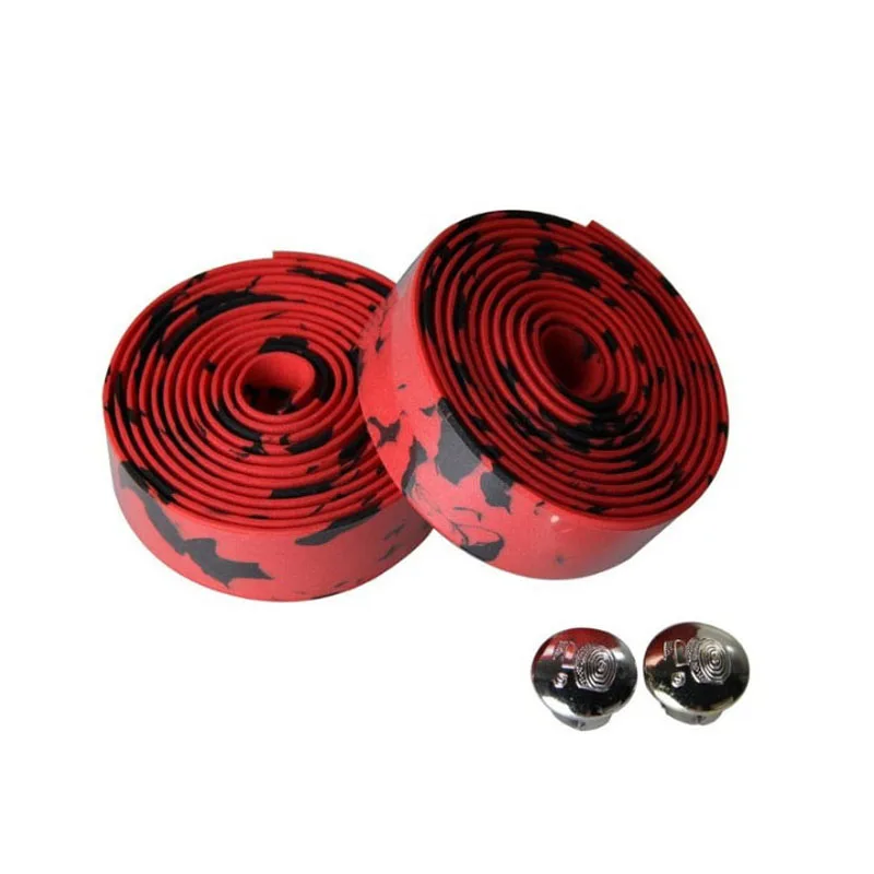 

Handlebar Tape Cork Cycling Road Bicycle Bike Wrap Tapes & Two Bar Plugs Not Slip Quick-drying Wear Resistance