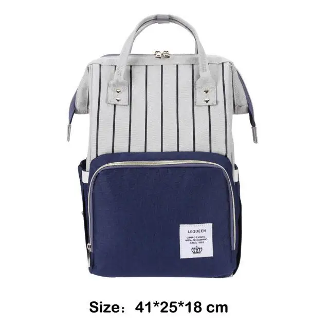 Большая вместительная сумка для мам, Детская сумка для пеленки, многофункциональная сумка для кормления, удобный рюкзак для ухода за ребенком - Цвет: 16