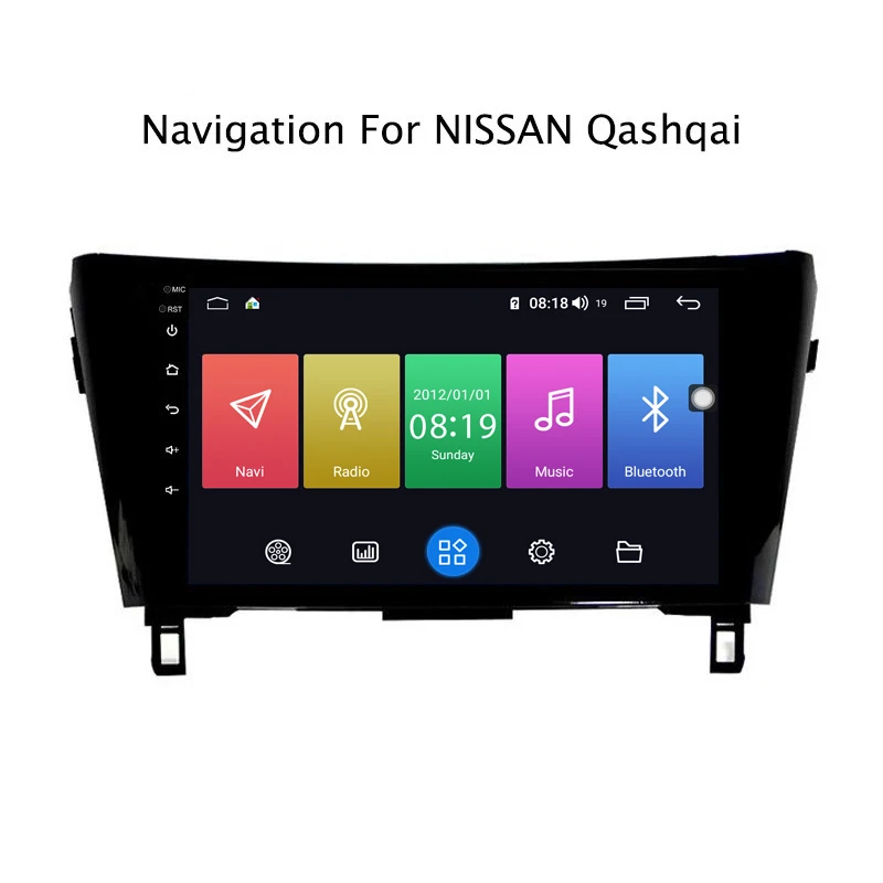 Ectwodvd 10 1 дюймов Android 8 автомобильный DVD GPS для Nissan Qashqai X Trail 2013 2016 4 Гб ОЗУ 64 ПЗУ CarPlay DSP