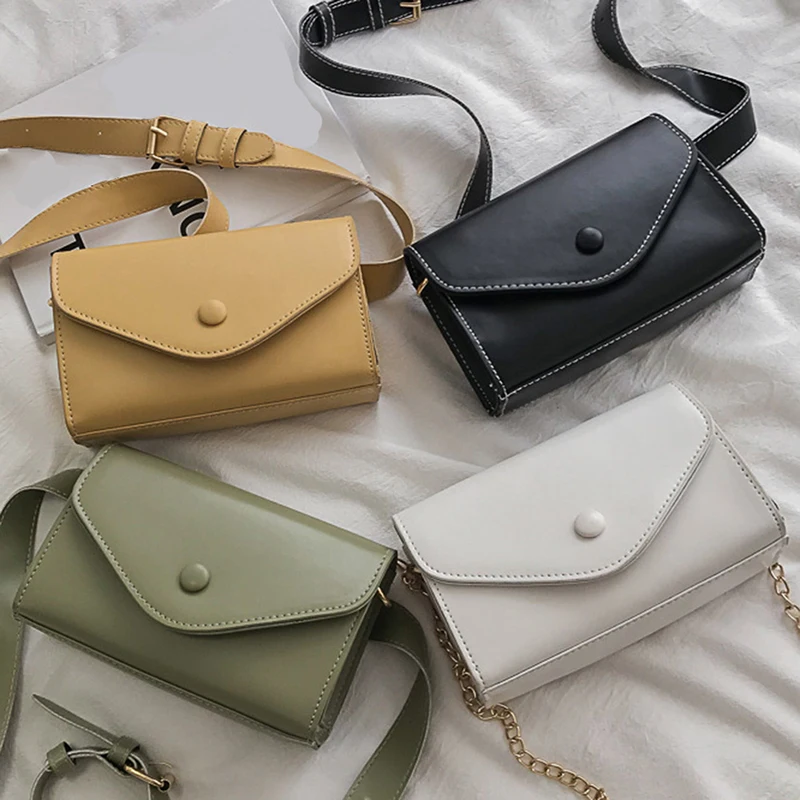 

Crossbody Bags for Women 2019 Vintage Solid Bags Fashion Women Korean Style Shoulder Bag Messenger PU Waterproof Beach Bag