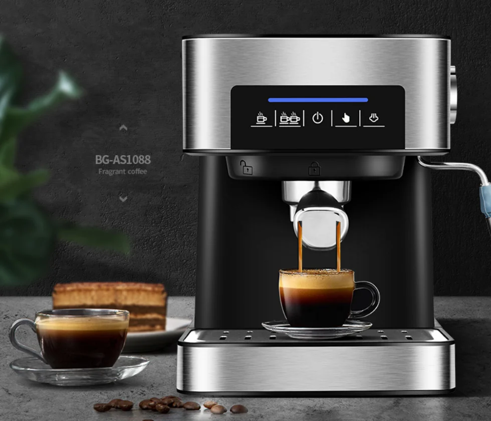 Italian Coffee Machine 20Bar Pump Espresso Machine Semi-automatic Espresso Coffee Maker Home Coffe Maker Commercial Milk Frothe