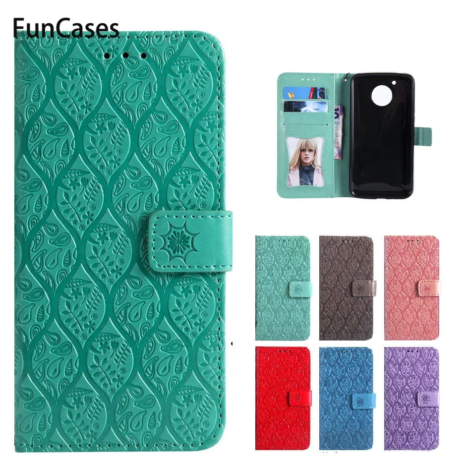 Flip Case For MOTO E4 / Plus Luxury Leather Book Style Silicon Cover Wallet Motorola Light | Мобильные телефоны и