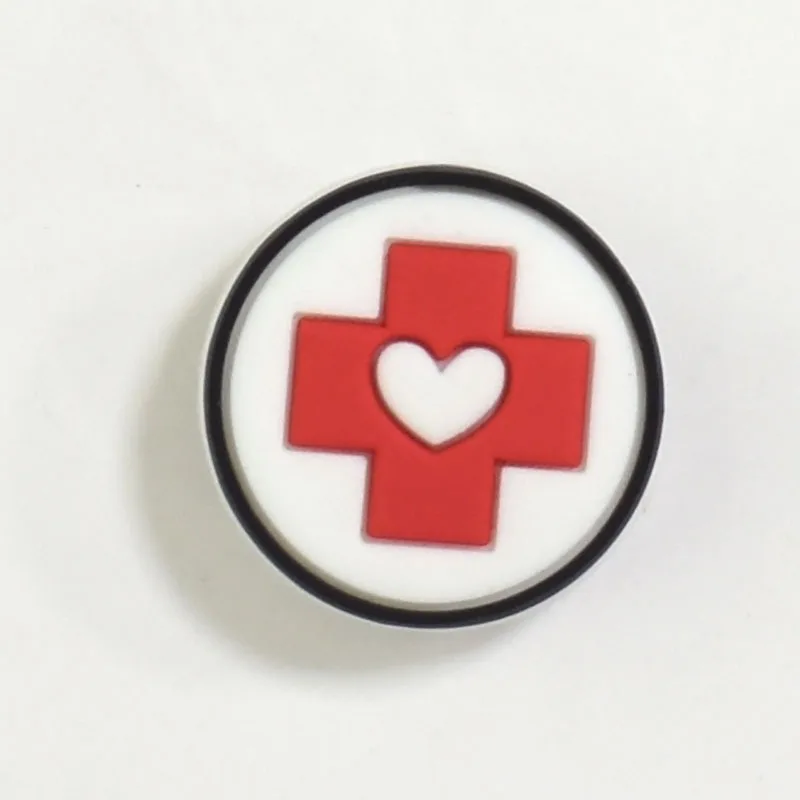 CSBL Cartoon Medical Shoe Ornament VC Flexible Glue Buckle Eva Sandals Shoe Top Ornaments Accessories Croc Kids Charm CSBL Cartoon Medical Shoe Ornament VC Flexible Glue Buckle Eva Sandals Shoe Top Ornaments Accessories Croc Kids Charm