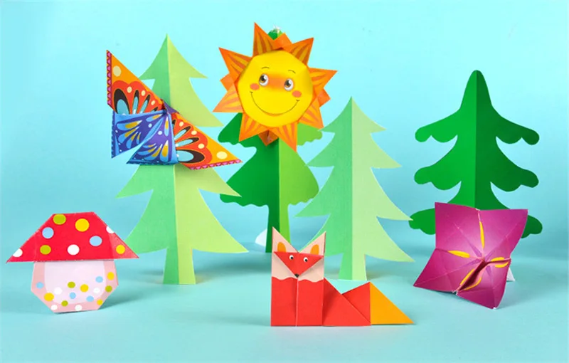 DIY детские игрушки 3D детская интересная книга оригами ремесла Детские творческие игрушки набор родитель-ребенок игрушки