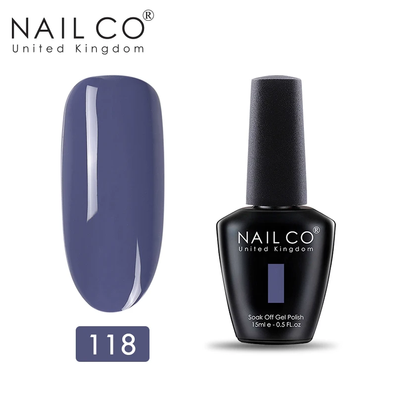 NAILCO синяя серия лаков для ногтей 150 чистый цвет стойкий лак для ногтей Гибридный Esmalte дизайн ногтей гель лак - Цвет: 11118