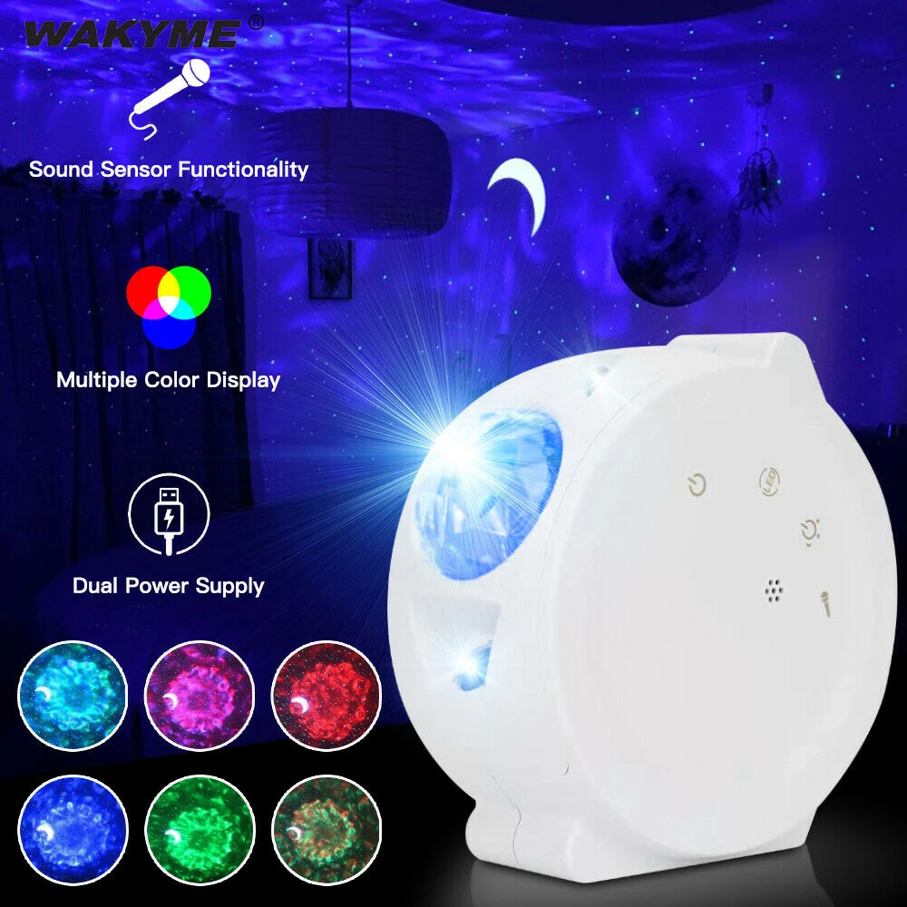 projection night light with sound