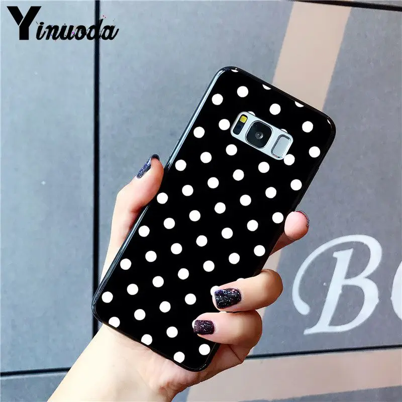 A6 Yinuoda горошек книги по Silver Star чехол для телефона для samsung Galaxy S9 S10 плюс S10E S6 S7 S8 S9 S9Plus S5 M10 - Цвет: A6