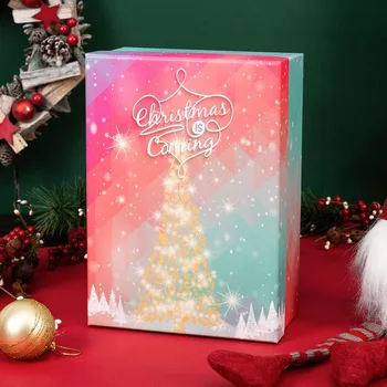 

Multicolored Christmas Gift Box Rectangular Large Gift Box Apple Box High Grade Gift Box Christmas Candy Letter Gift Boxes