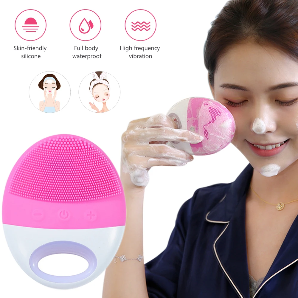

Electric Facial Cleansing Brush Anion Imported Wireless No Dead Corner Pore Dirts Cleanse Anti Aging Wrinkle Facial Brush