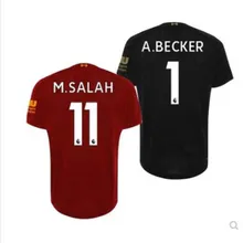 Футбольная Футболка для взрослых 19 20 Футбольная Футболка M. SALAH FIRMINO MANE VIRGIL HENDERSON ROBERTSON MILNER KEITA 19/20 Футбольная Футболка