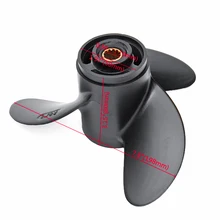 1* 4-6HP Алюминиевый винт для подвесного мотора заменяет для Tohatsu Nissan Mercury