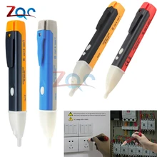 AC 110 В 220 В вольтметр напряжение зонд вольт метр электрический индикатор мощность детектор тестер Бесконтактный Разъем настенный светодиодный 90-1000 в