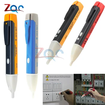 

AC 110V 220V Voltmeter Voltage Probe Volt Meter Electric Indicator Power Detector Tester Non-Contact Socket Wall LED 90-1000V