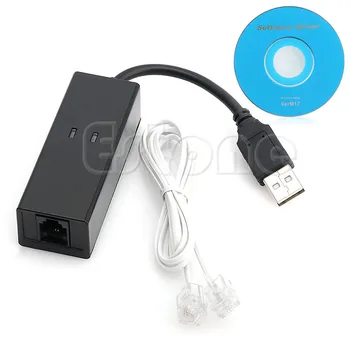 

1Set USB 2.0 Fax 56K Modem Dial Up Internet Data Voice V90 V92 For Win 7 8 XP Linux
