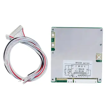 

Taidacent Lifepo4/Polymer BMS PCB Board 30A-50A Battery Charger Discharger Board Under Voltage Over Voltage Protection Module