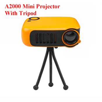 

Mini Projector A2000 Media Player Proyector Support 1080P Power Bank HDMI USB SD Card Home Theater Video Projector PK YG-300