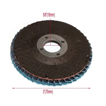 

3''Grinding Wheels Flap Discs 75mm Angle Grinder Sanding Disc Wood Abrasive Tool For Fast Cutting New