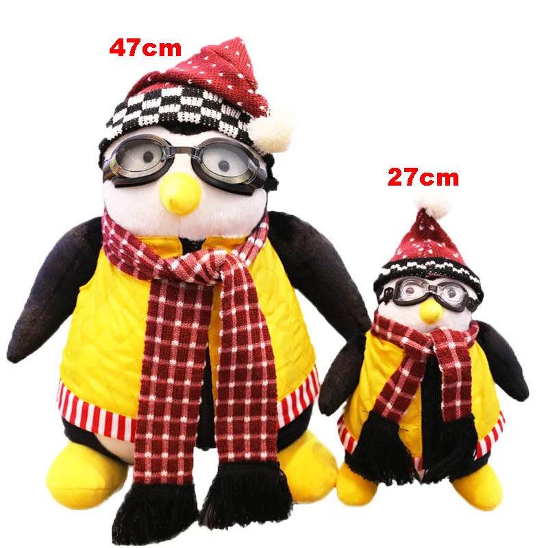 2pcs/lot 27&amp47cm TV Serious Friends Hugsy Plush Toys Joey's Friend HUGSY Penguin Rachel Stuffed Animal Dolls for Children Gifts |