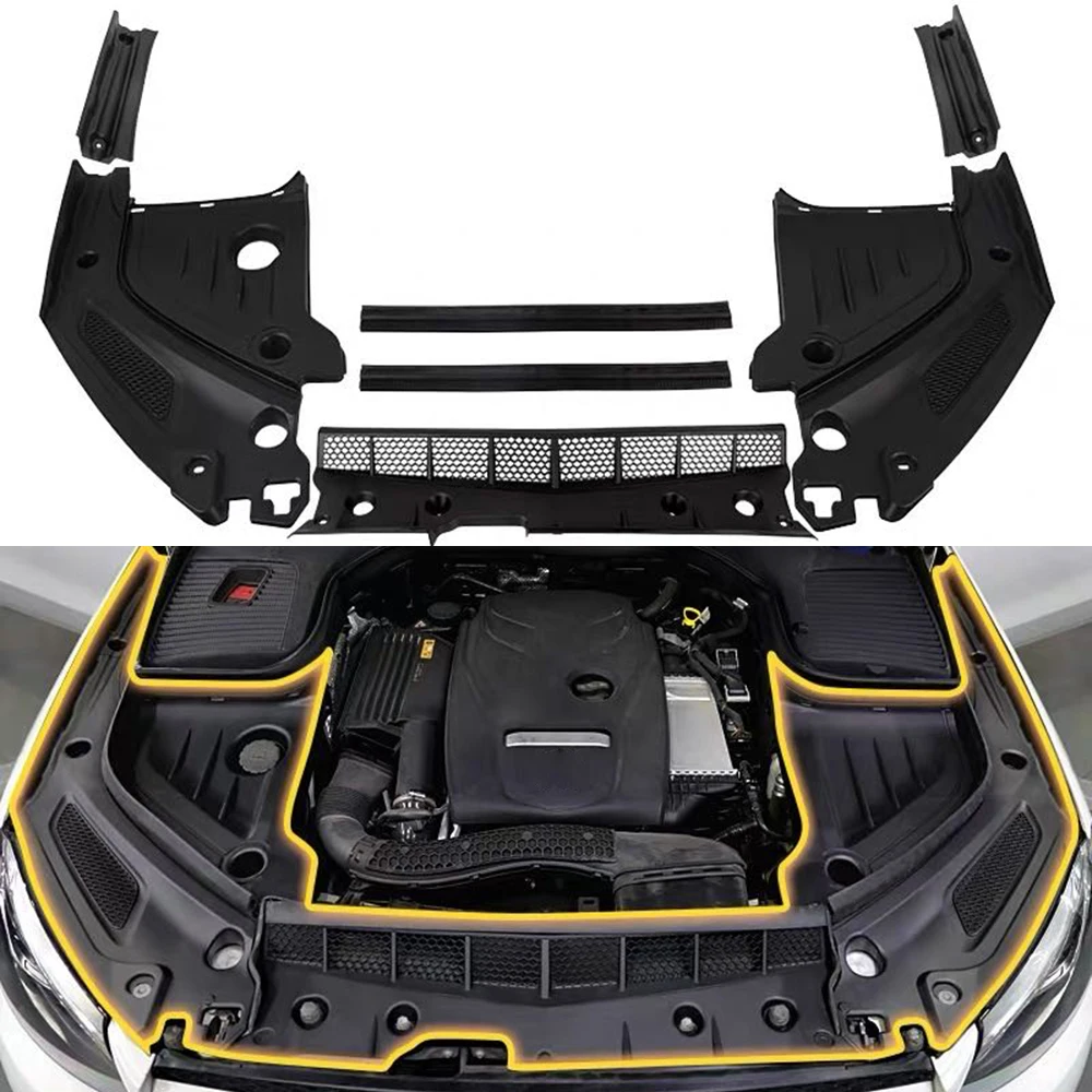 Fur Mercedes Benz Glc X253 2016 2020 Glc260l Glc300l Motor Abdeckung Motor Schutz Warmedammung Und Staubdicht Anderung Engine Bonnets Aliexpress