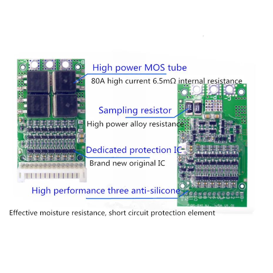 BMS 7S 10A/20A/25A/30A 18650/32650 Защитная плата для литиевых батарей сбалансированная версия/литий-железо-фосфат/LifePo4 BMS плата