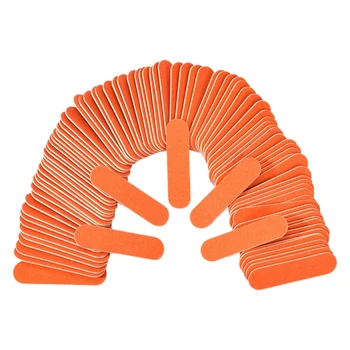 

100 Pieces of Nail File Disposable Wooden Practical Nail Polisher Pedicure Nail Tool Nail Salon File