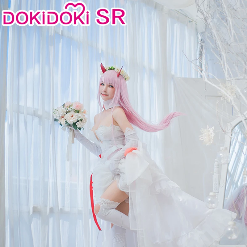 В наличии костюм для косплея DokiDoki-SR из аниме Дарлинг во Фране Zero Two 02 код 002 женский