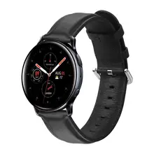 Кожаный ремешок для samsung Galaxy watch active 2 ремешок 44 мм 40 мм gear S2 huawei GT 2 42 мм 20 мм ремешок для часов браслет ремешок для часов