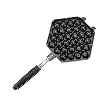 

30-hole Aluminum Egg Tray Mould DIY Egg Seed Cake Baking Mould for Kitchen Baking (Black)