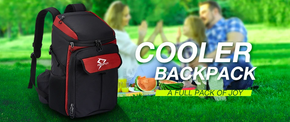 Piscifun герметичный Рюкзак-кулер, нейлоновая сумка на плечо, термальная сумка для семейного обеда, пикника, путешествий, кемпинга, туризма, рыбалки