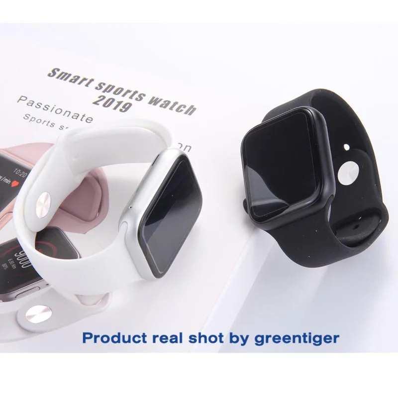 Greentiger gps IWO 9 умные часы для мужчин Bluetooth Вызов пульсометр 44 мм водонепроницаемый ответ на вызов спортивные часы VS IWO 8 B57 W34