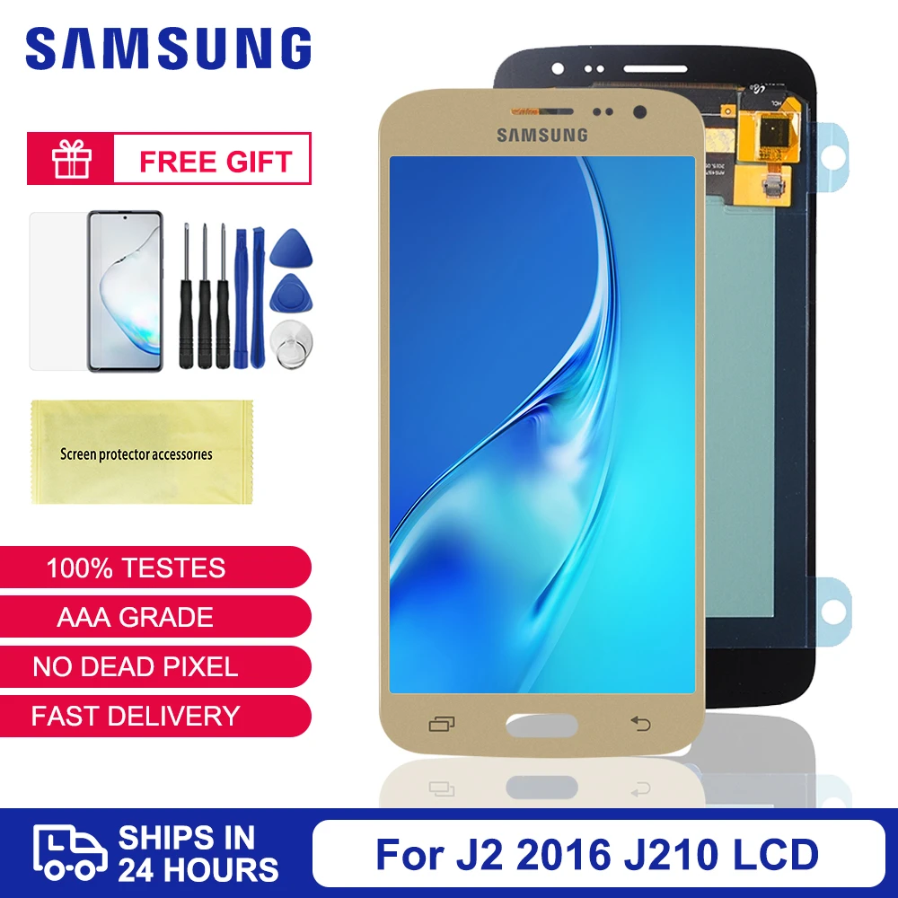 100 Original For Samsung Galaxy J2 16 J210 Lcd Display With Touch Screen Digitizer Assembly For Samsung J210f J210m Lcd Mobile Phone Lcd Screens Aliexpress 100 Original For Samsung Galaxy J2 16 J210 Lcd Display With Touch Screen Digitizer Assembly For Samsung J210f J210m Lcd Mobile Phone Lcd Screens Aliexpress