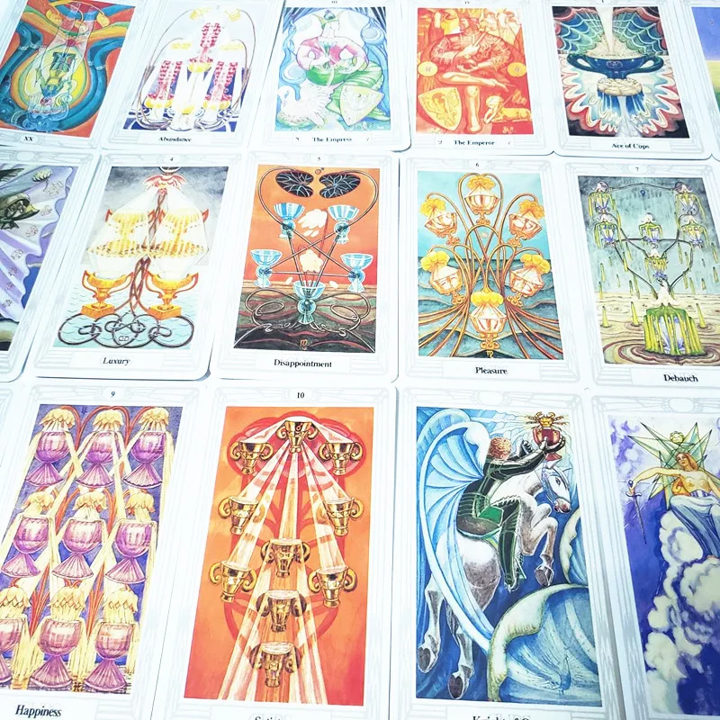 78 cards full Russian version rider tarot cards deck mysterious divination fate tapo cards game, board games