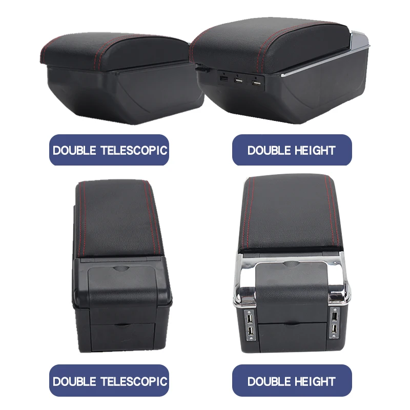 Подлокотник коробка Авто центральная консоль коробка для хранения сиденья Чехол подлокотник чехол для поручней аксессуары для автомобиля для Ford Fiesta