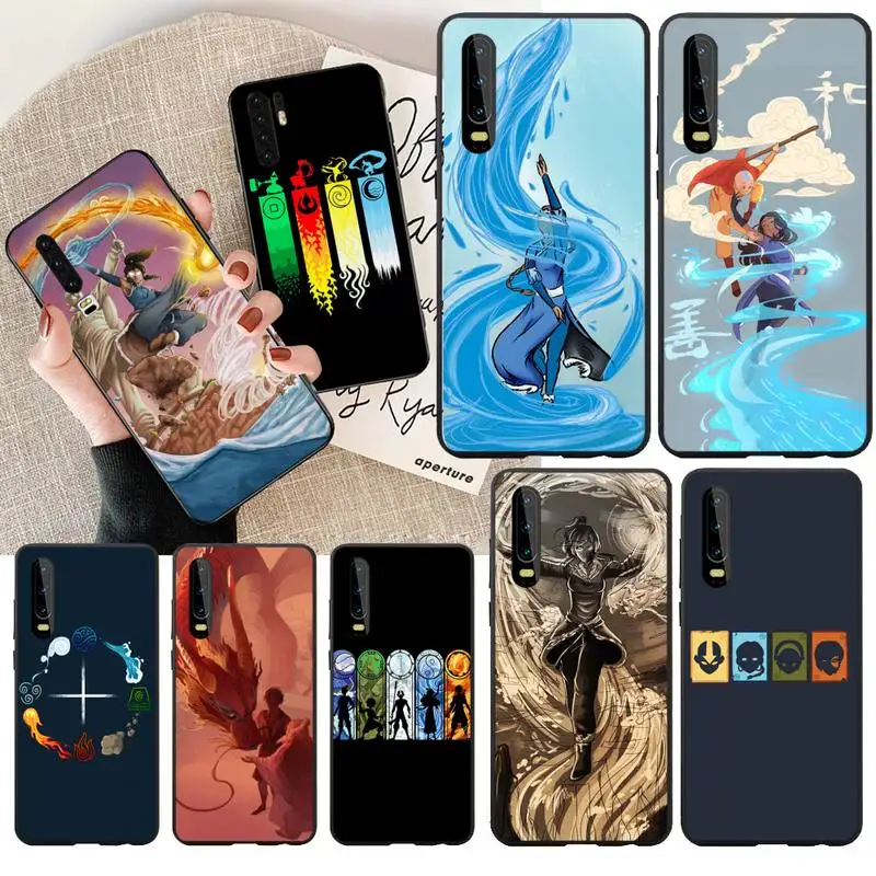 NBDRUICAI Аватар Последний Airbender черный ТПУ мягкий резиновый чехол для телефона Huawei P30