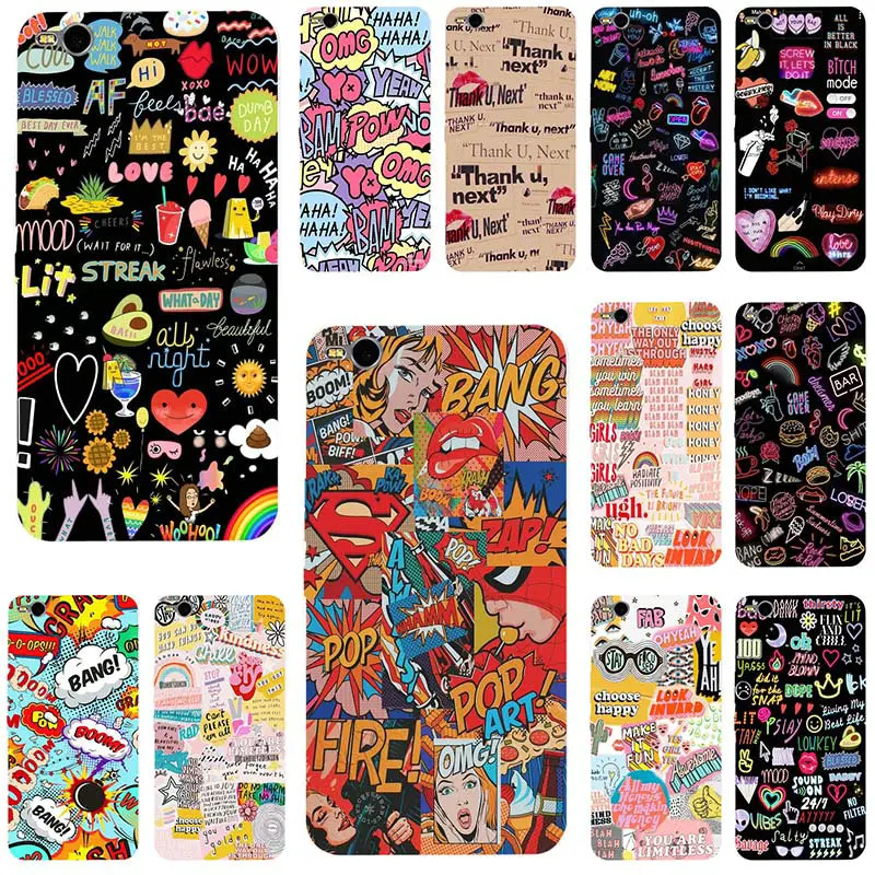 

Vsco Logo Collage Soft Silicon for HTC U11 Desire 530 630 626 628 816 820 One A9 E9 M7 M8 M9 M10 Plus Phone Case