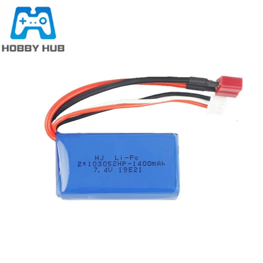 7 4 В 1400 мАч литий-полимерная батарея для Wltoys A949 A959-B A969-B A979-B детали автомобиля с