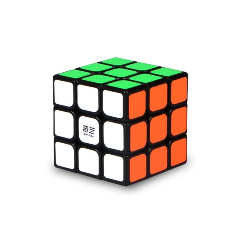 Qiyi 3x3x3 куб профессиональный 5,7 см скоростной куб для кубика-пазла Neo Cubo Magico стикер для детские образовательные игрушки - Цвет: White Cube