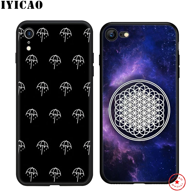 Мягкий чехол IYICAO The bring me horizon BMTH для iphone 11 Pro Xr Xs Max 6 6s 7 8 Plus 5 5S Se, силиконовый TPU 7 Plus