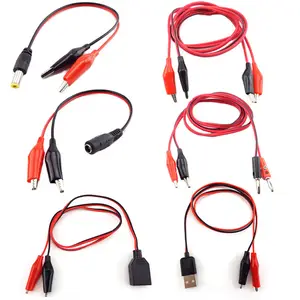 Heißer Auto Alligator Clips Batterie Klemmen Krokodil Clip 100A Rot +  Schwarz 12V 24 36V 48V 220V AC DC - AliExpress