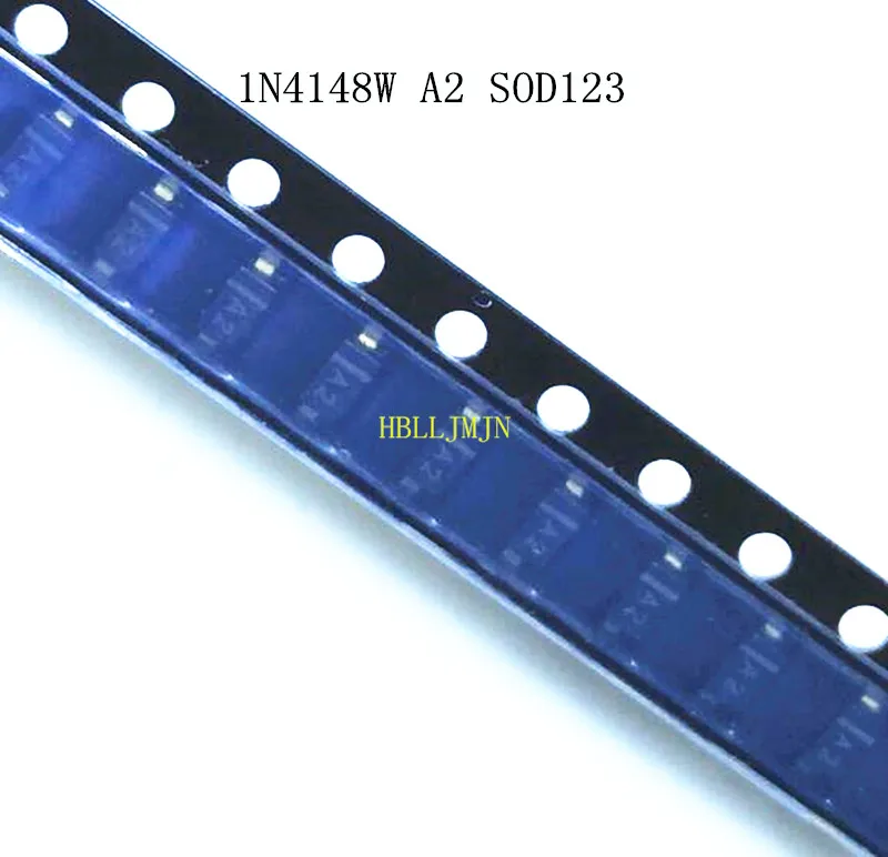 100 шт. импульсный диод A2 1N4148W SMD 1206 SOD-123 1N4148 SOD123 | Электронные компоненты и