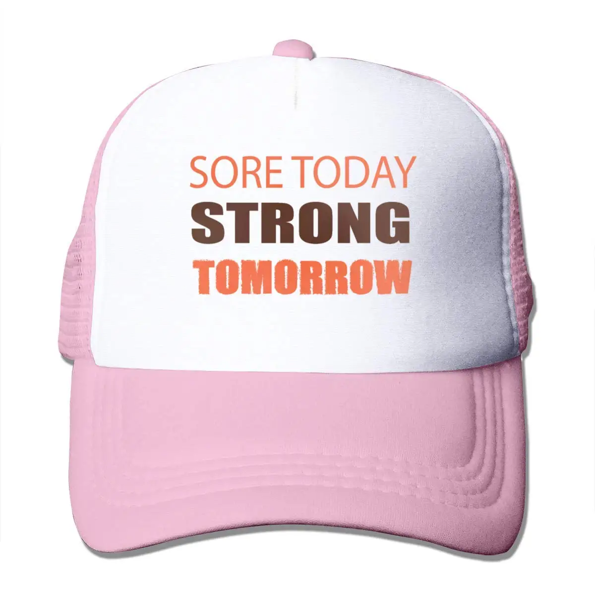Sore Today Strong Tomorrow сетчатая Бейсболка унисекс В Стиле Дальнобойщика розовые шапки
