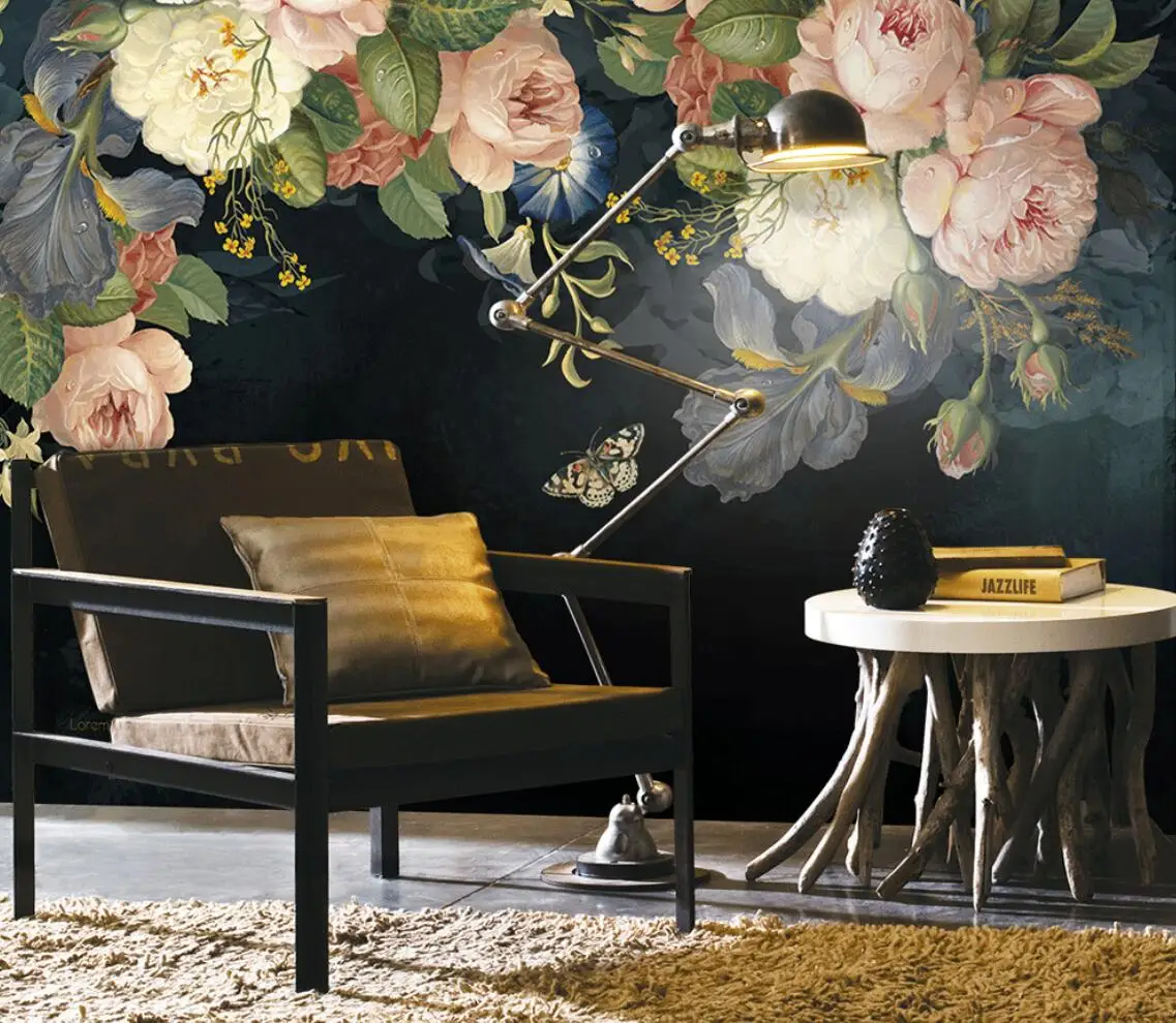 Papel de Parede de Flores Vintage para papel de parede flores vintage para 03