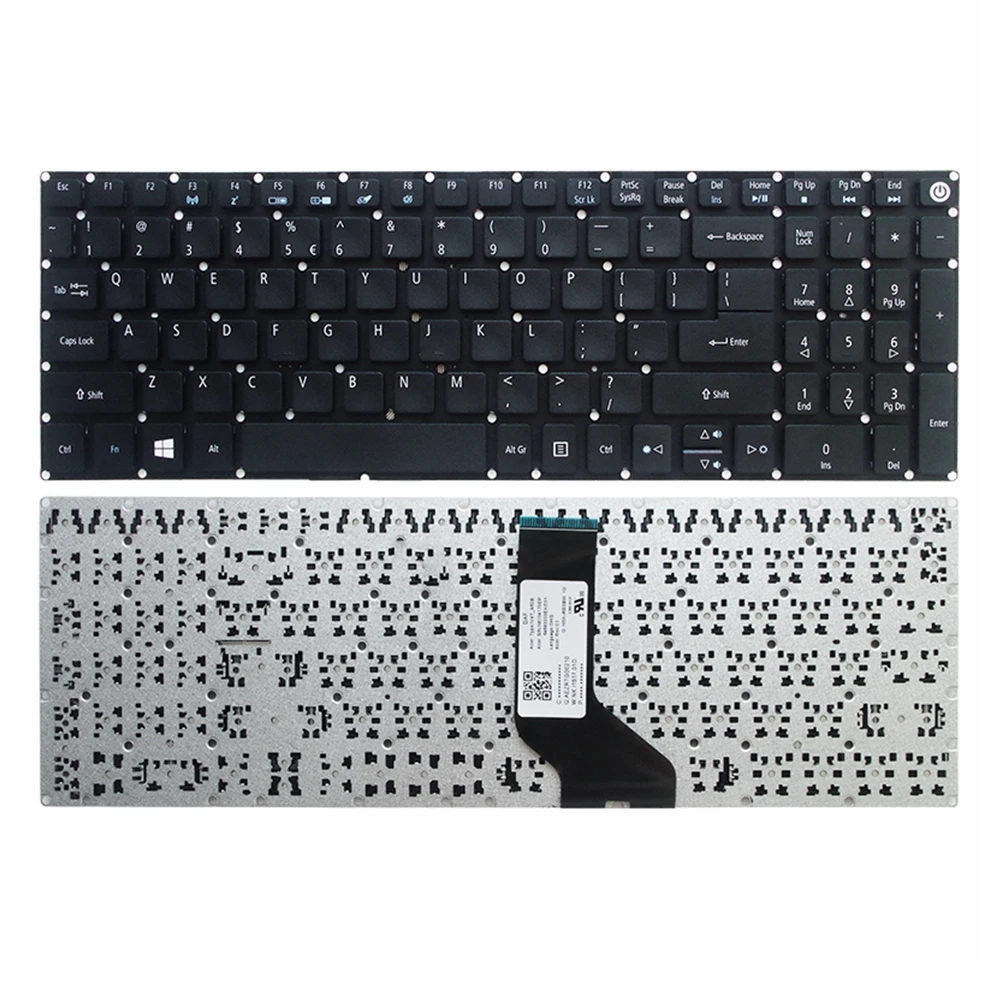 Новая американская laotop клавиатура для ACER Aspire ES1-523 ES1-523G ES1-533 ES1-572 F5-521 US черная |